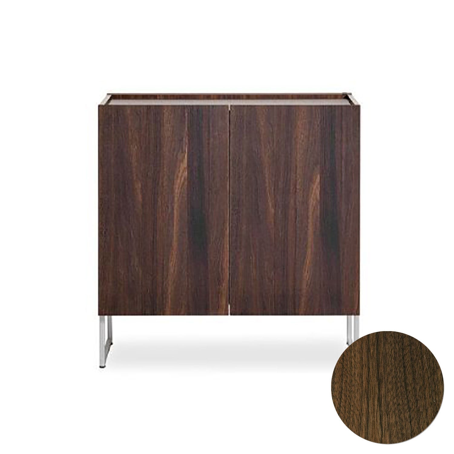 Sm402 Anrichte Nussbaum Lack 84X43X68Cm 