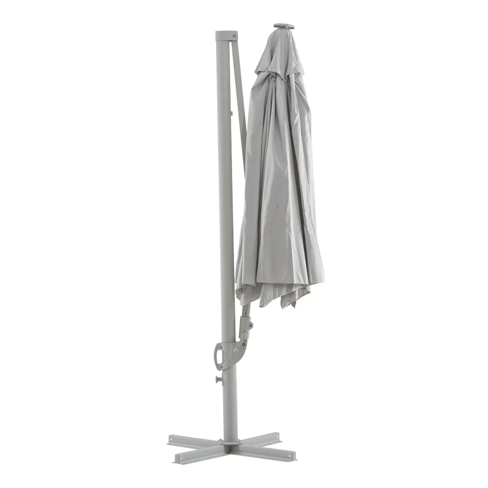Cilento sonnenschirm 350 cm Light Grey / Khaki
