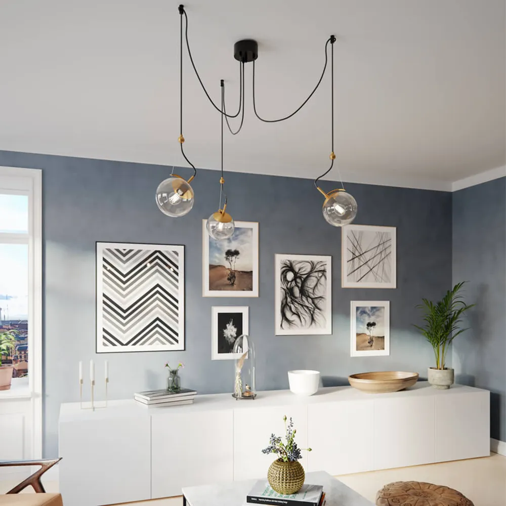 Deckenleuchte 3 tragen