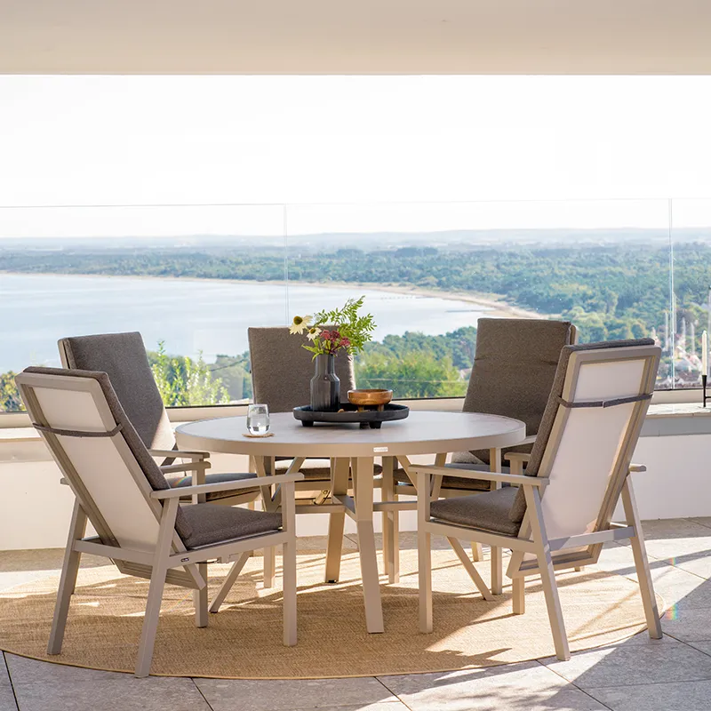 Samvaro positionsstuhl   mit hohem rücken Khaki / Soft Dawn