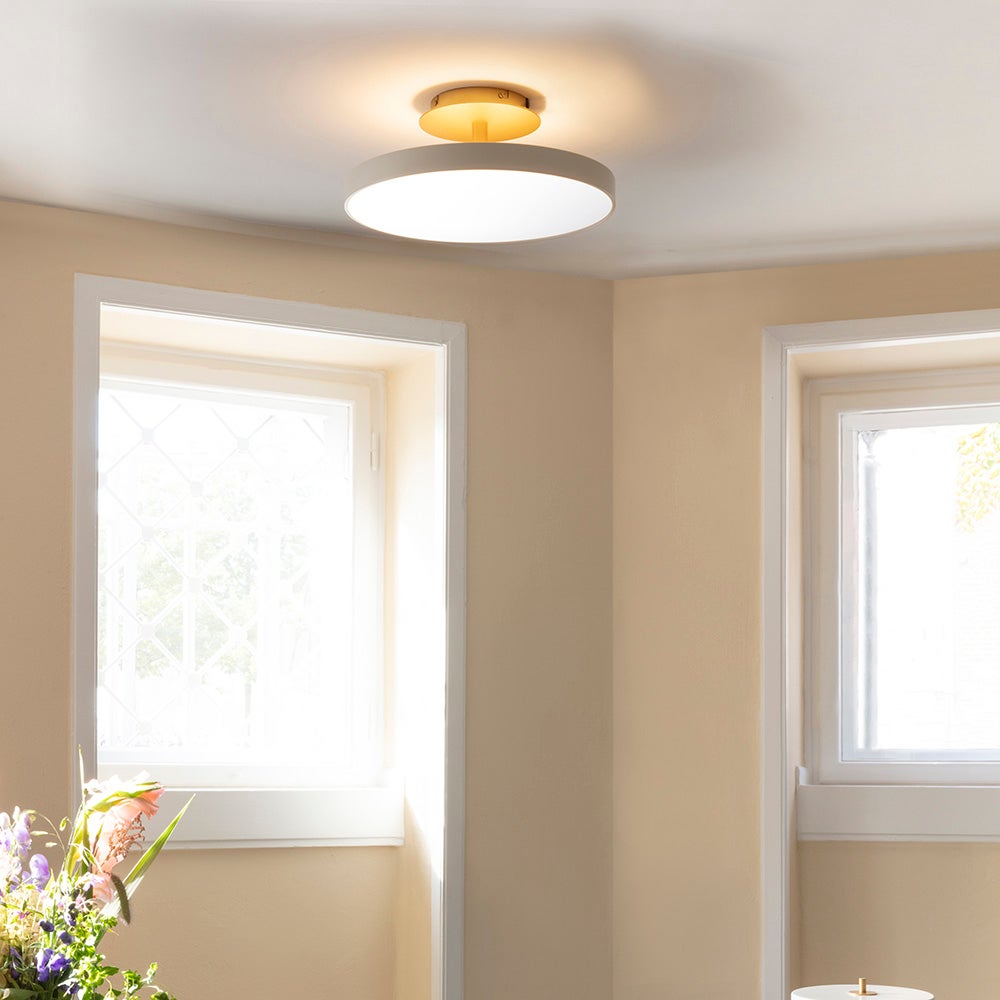 Asteria Up Deckenleuchte M Ø43 cm Pearl White