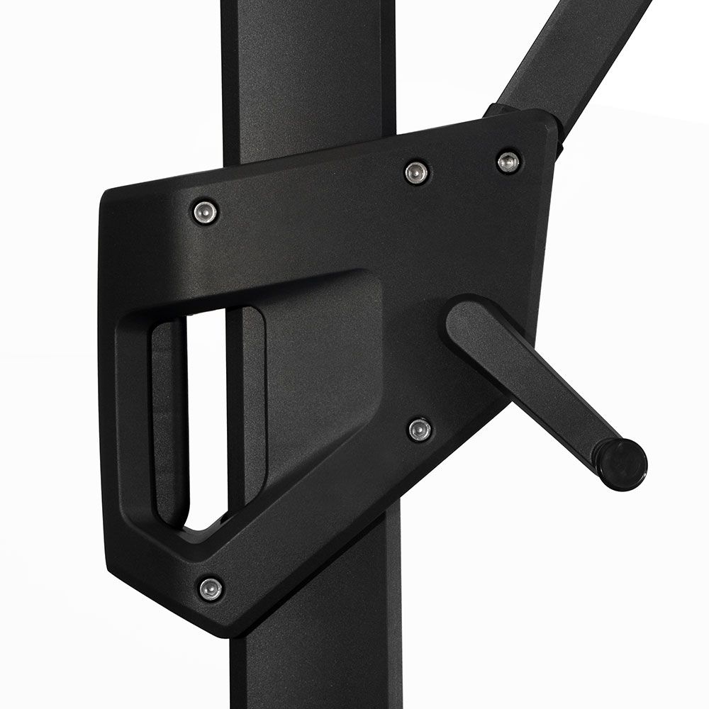 Hyde Luxe 300x400 cm Grau freihängender Sonnenschirm