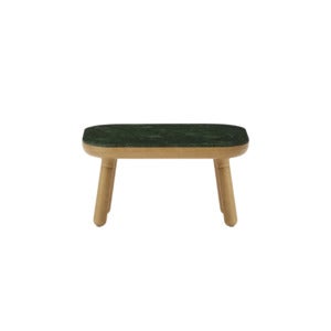Paff Beistelltisch niedrig Eiche/Green Marble