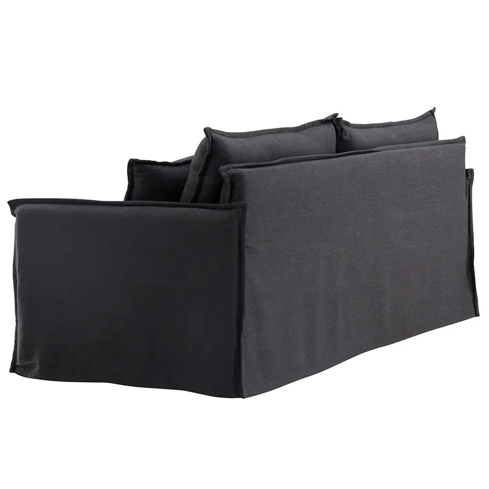 Nova 3-Sitzer-Sofa Schwarz
