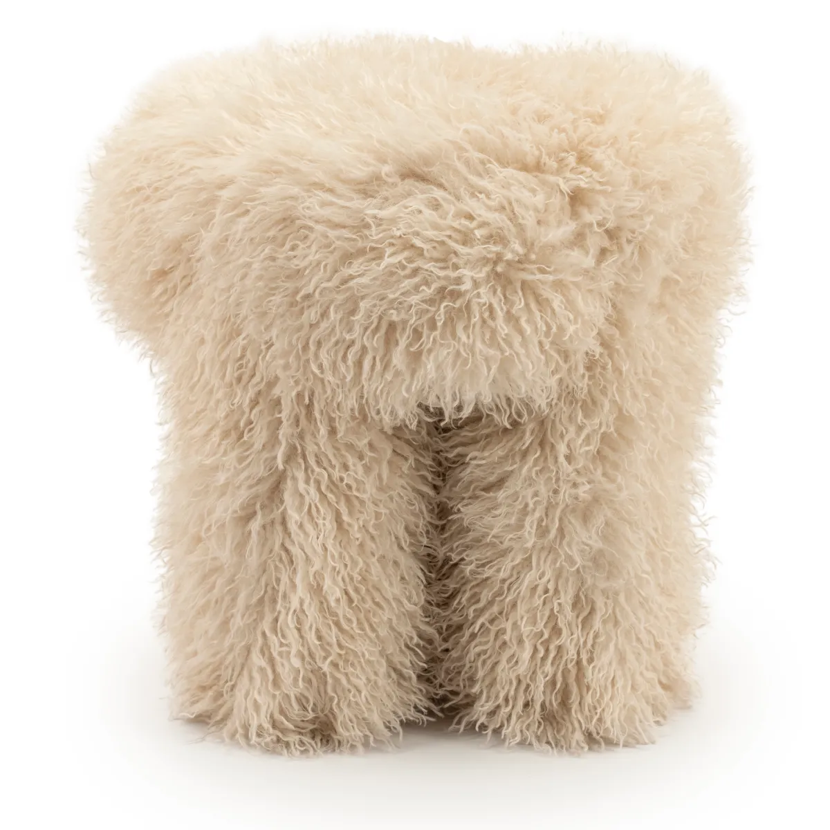Stool Doodly - beige 40x40x43 cm
