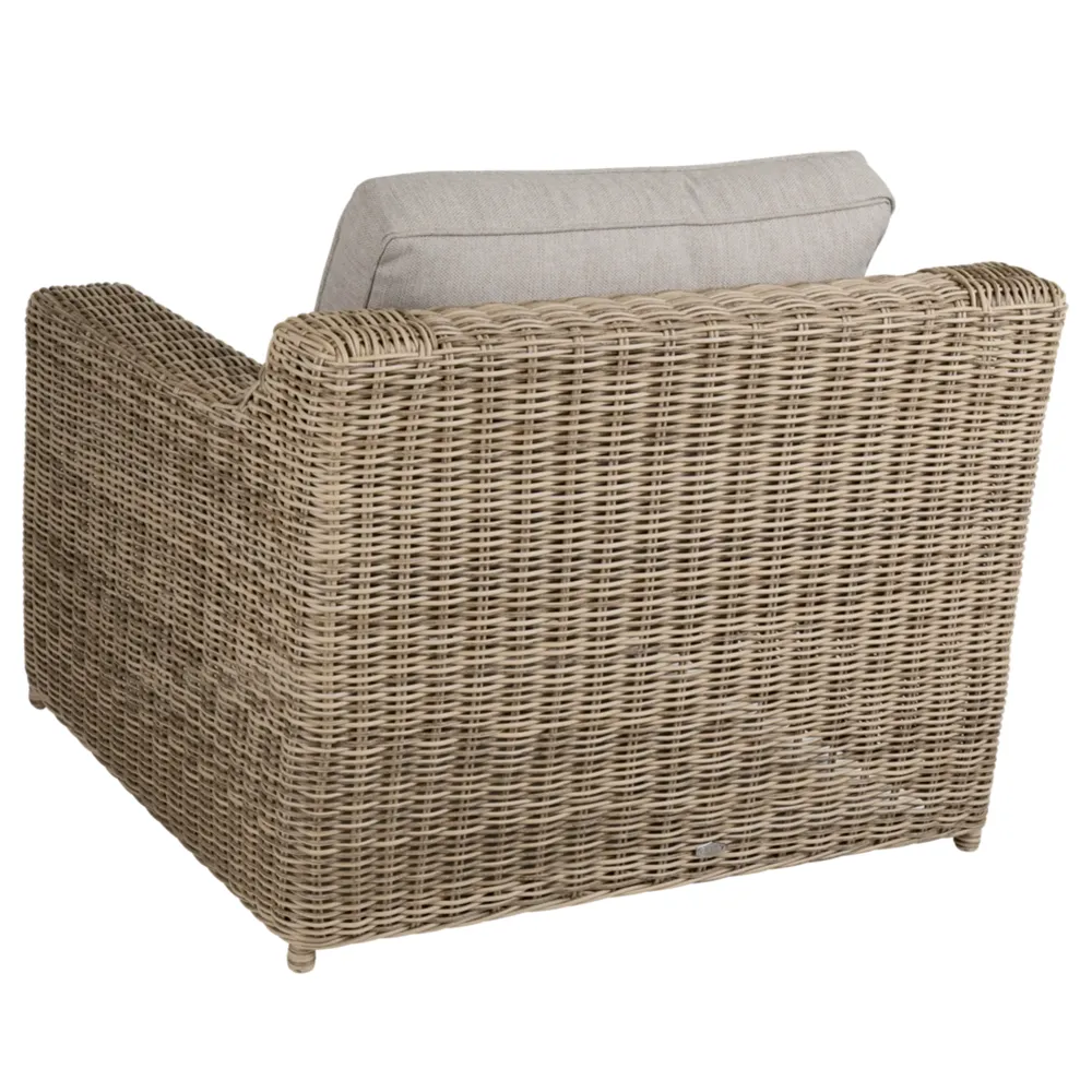 Glendon Sessel rustikal Rattan