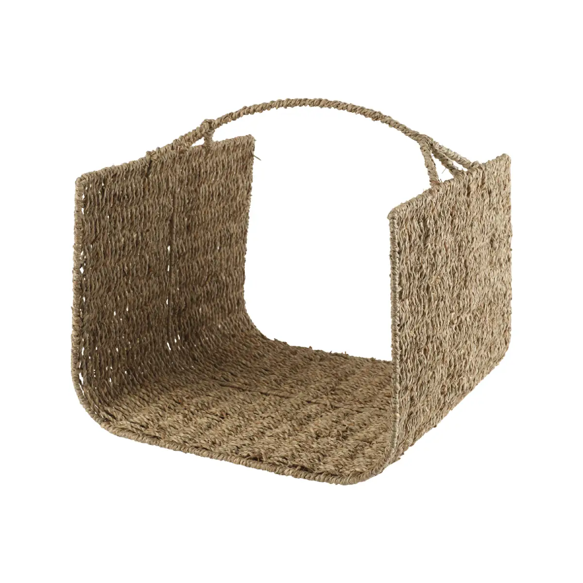 COLLECT Kaminholzkorb Natur L42 x B42 x H42 cm