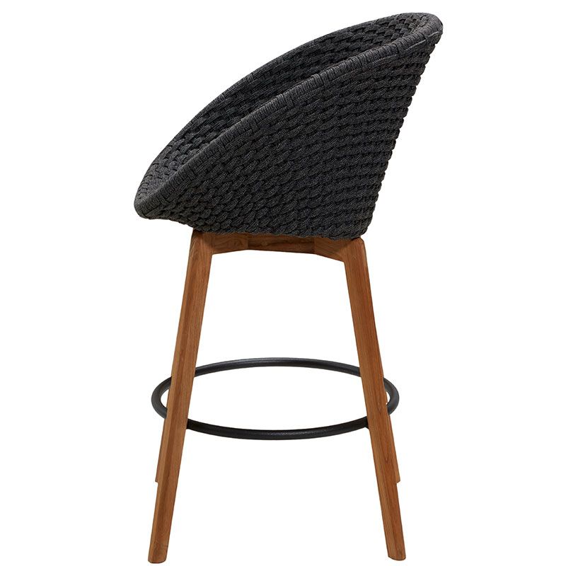 Peacock Barhocker Dunkelgrau