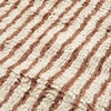 Kami Knotted Teppich 80x120 cm - Off-White/Rotbraun