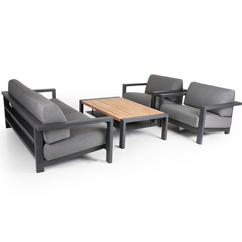 Amesdale 3-Sitzer Sofa anthrazit/grau