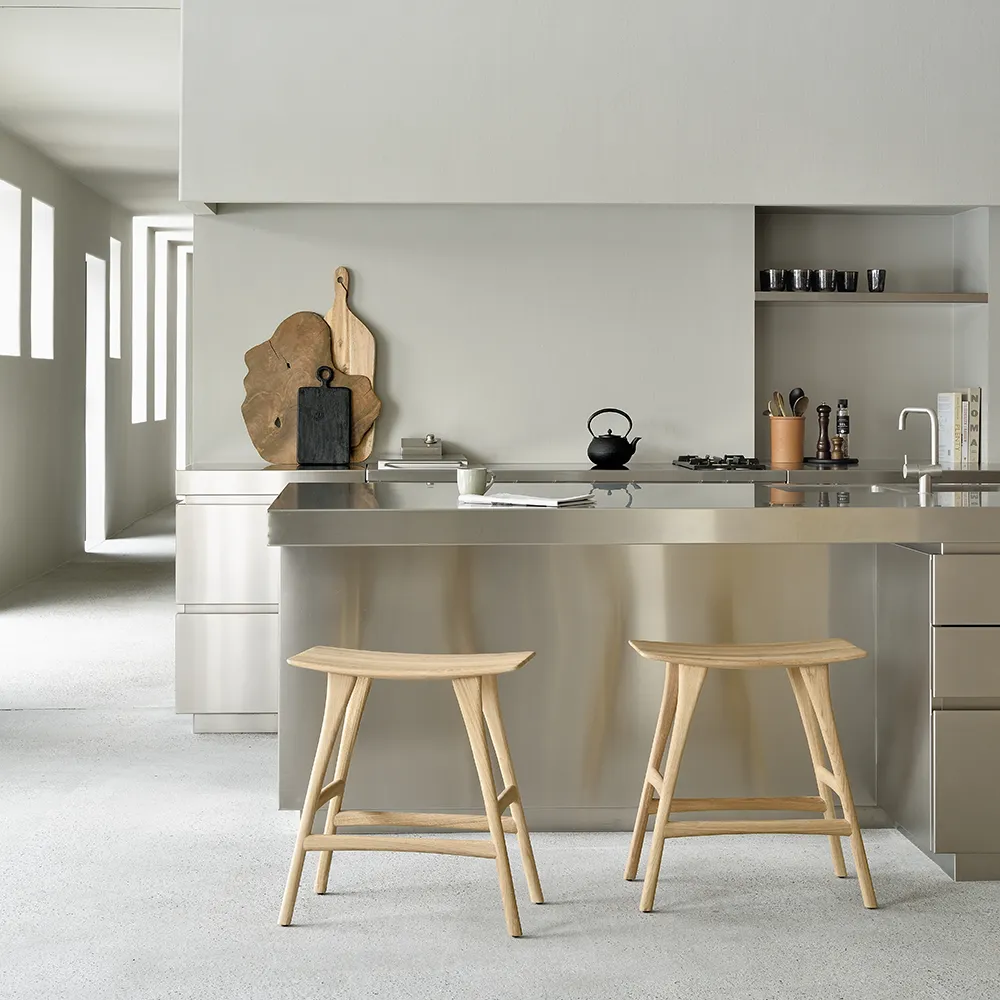 Osso Barhocker Niedrig Eiche