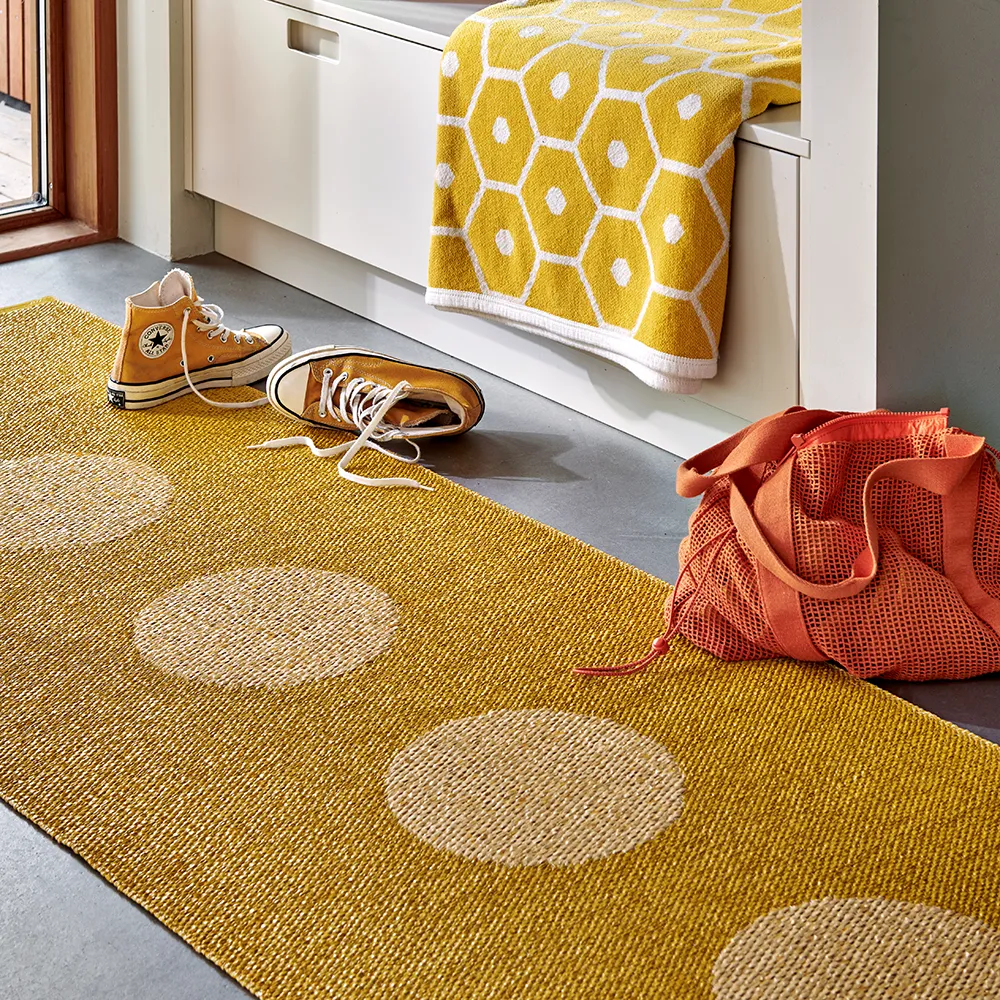 Vera Pop teppich Mustard/Pale Yellow 70 x 360cm