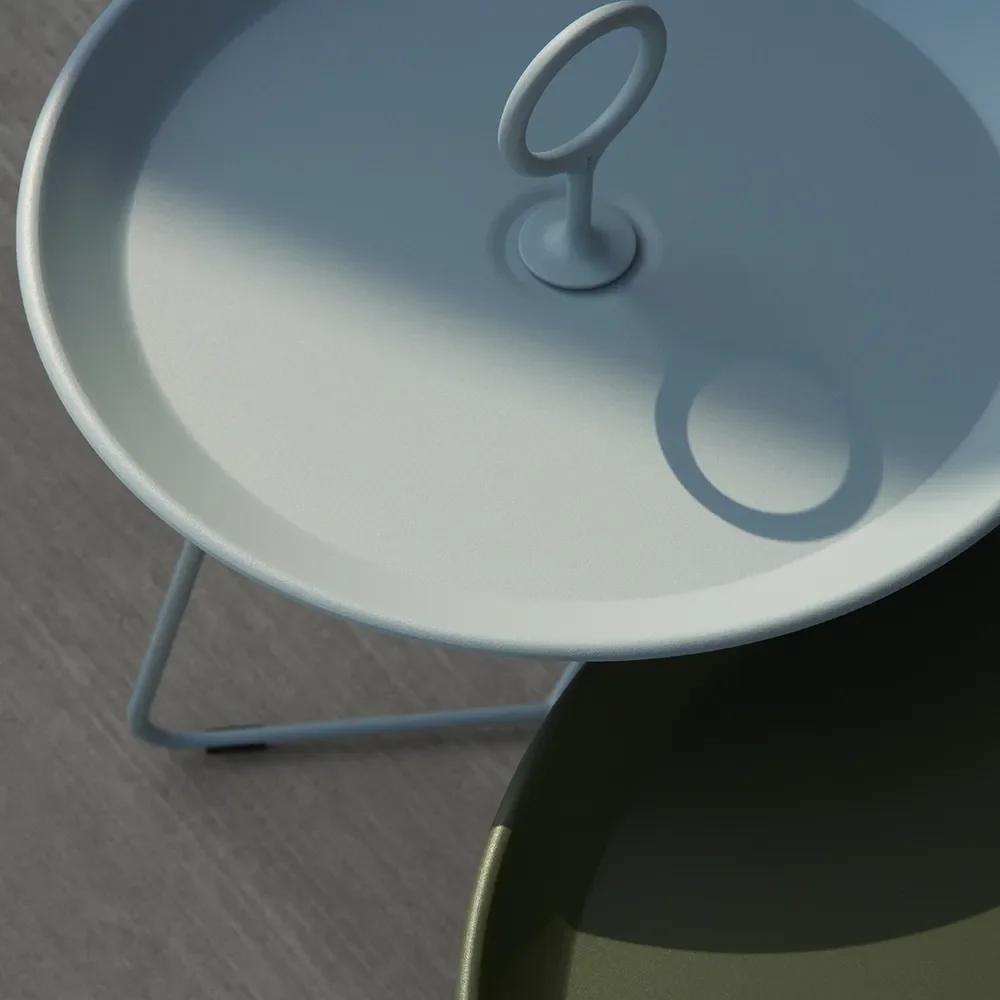 EYELET Beistelltisch Ø57,5 Eisblau