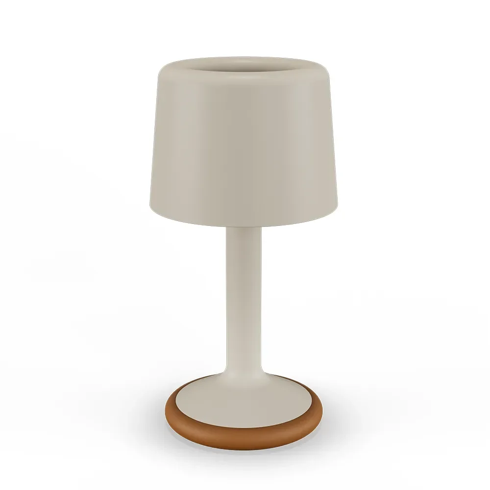Tragbare Solarzellenlampe Luu Beige