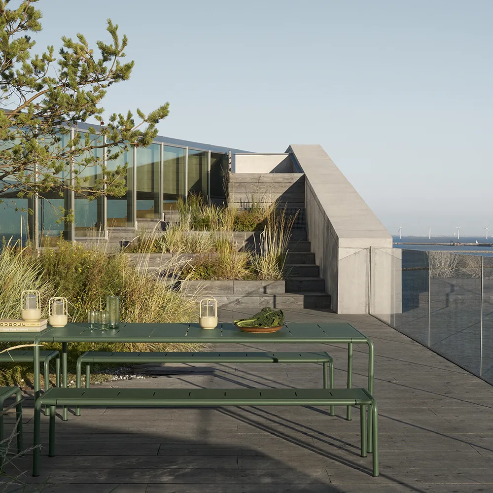 AVANTI Esstisch 153x98 cm olivgrün