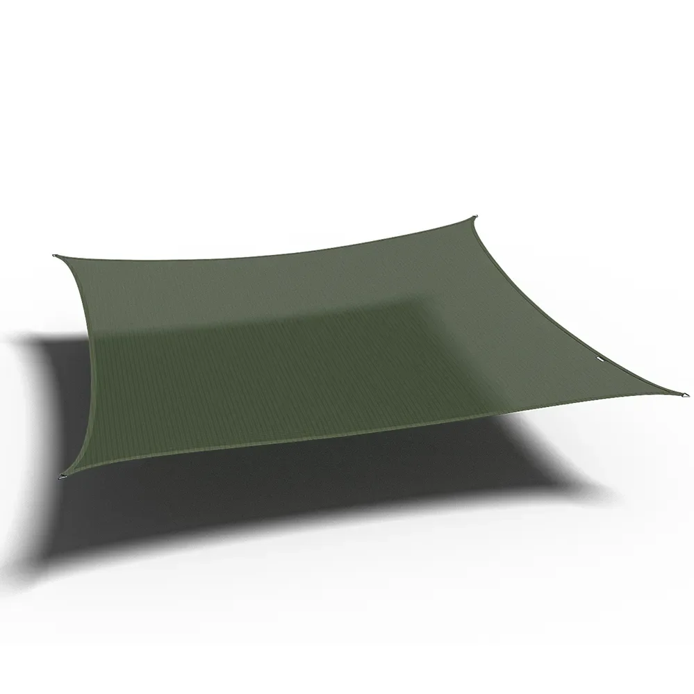 Platinum Sun & Shade, Coolfit Sonnensegel Quadratisch 360x360cm Olive