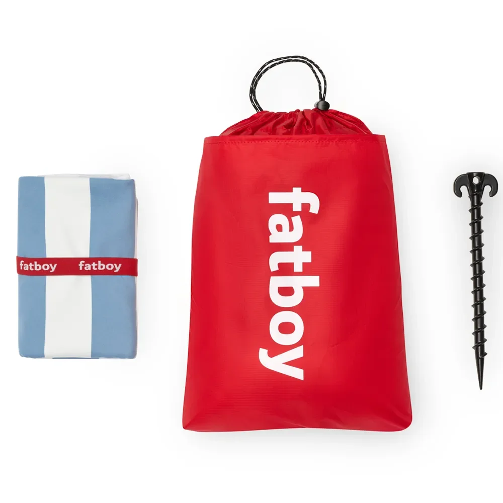 Beach Baggy Strandtuch Welle blau