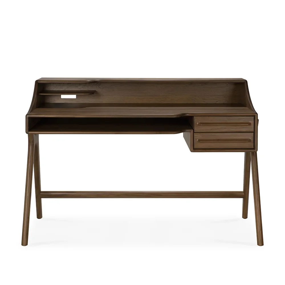 Schreibtisch aus Teak Flow Wild Brown