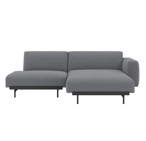 In Situ 2-Sitzer-Modulsofa - Config 7 - Ocean80/Schwarz