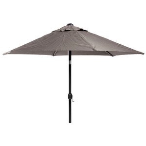 Sonnenschirm 300 cm braun Aluminium 