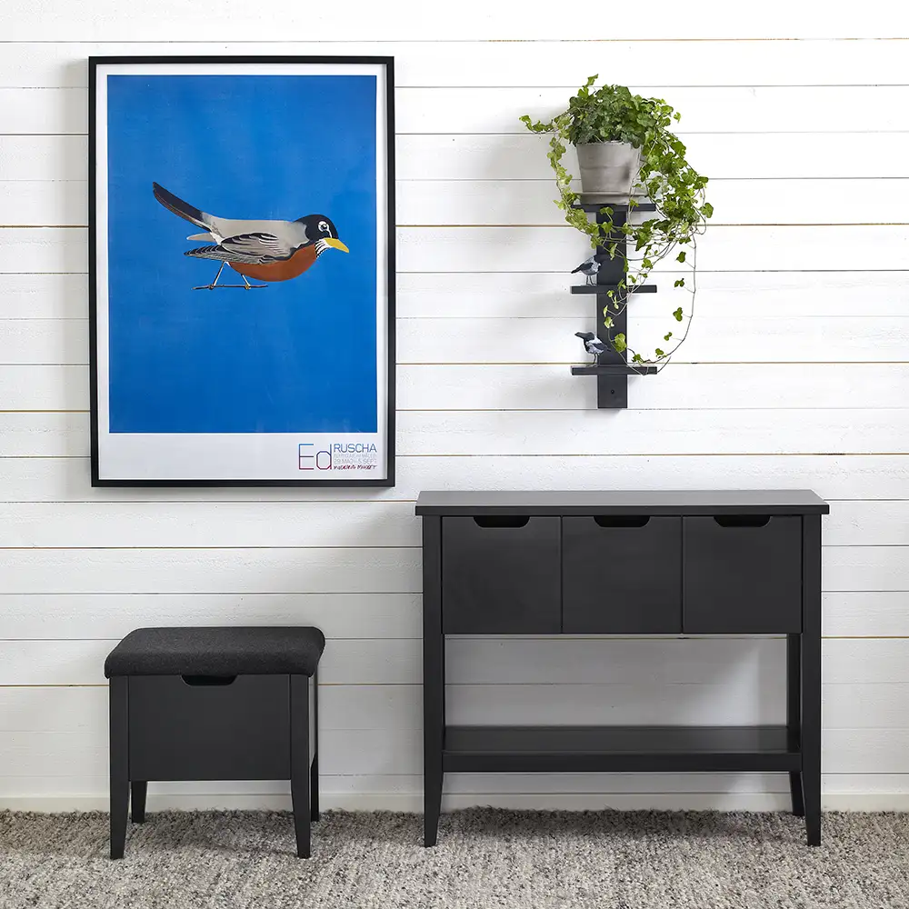 Klinte Ablagetisch schwarz