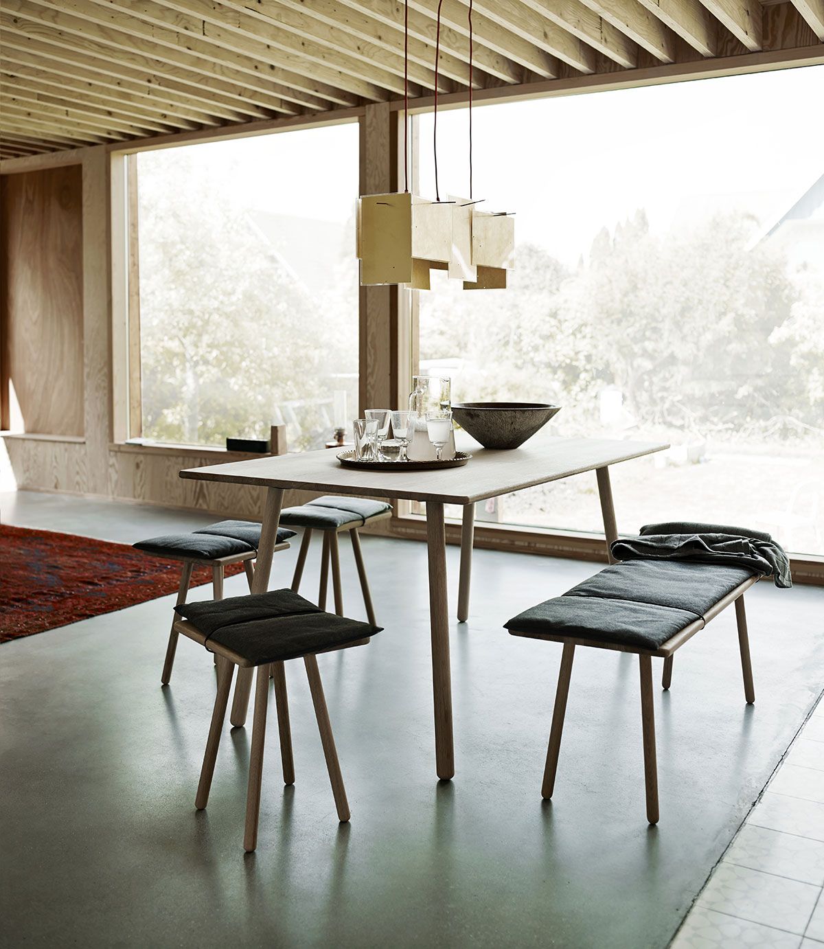 Georg Bank 124X38 cm Eiche