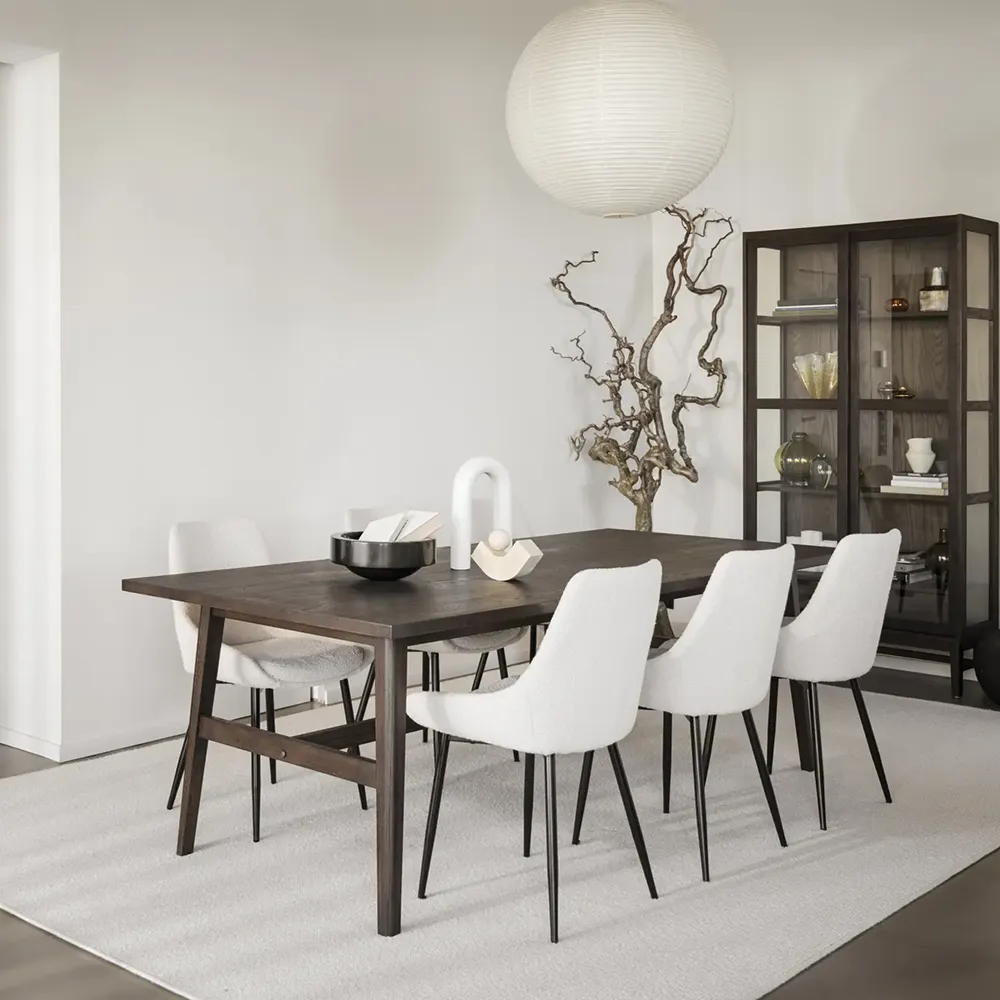 Hazelton Vitrine braun geöltes Eiche