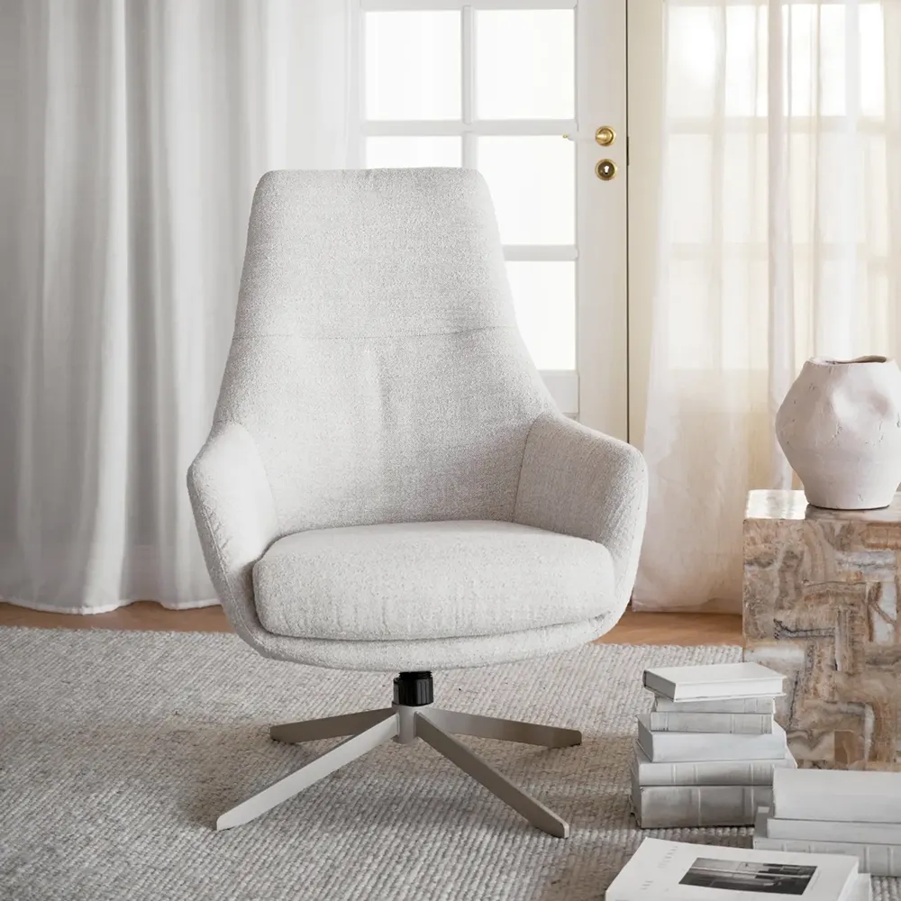 Conroe Drehsessel hellbeige