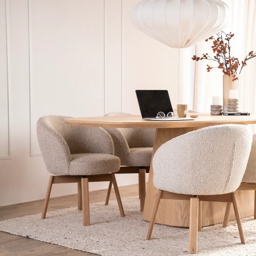 Livia Stuhl - taupe Hush