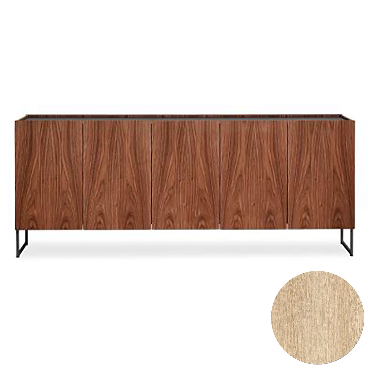 Sm405 Anrichte Eiche Lack 211X43X68Cm 