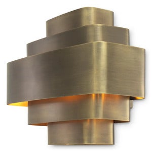Wandleuchte Pegaso Vintage Brass
