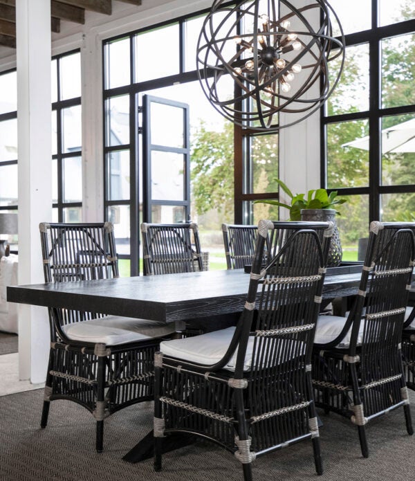 Columbus Diningchair Schwarz exkl. Kissen