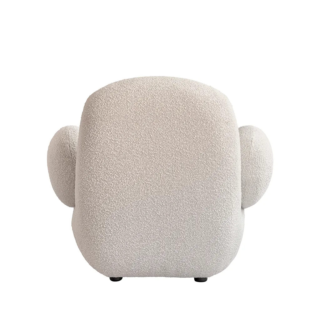 Toe Sessel Flat - Cremeweiß