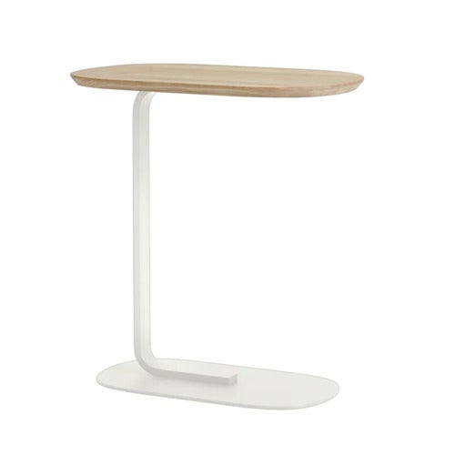 Relate Beistelltisch 60,5cm - Solid Oak/Off-White