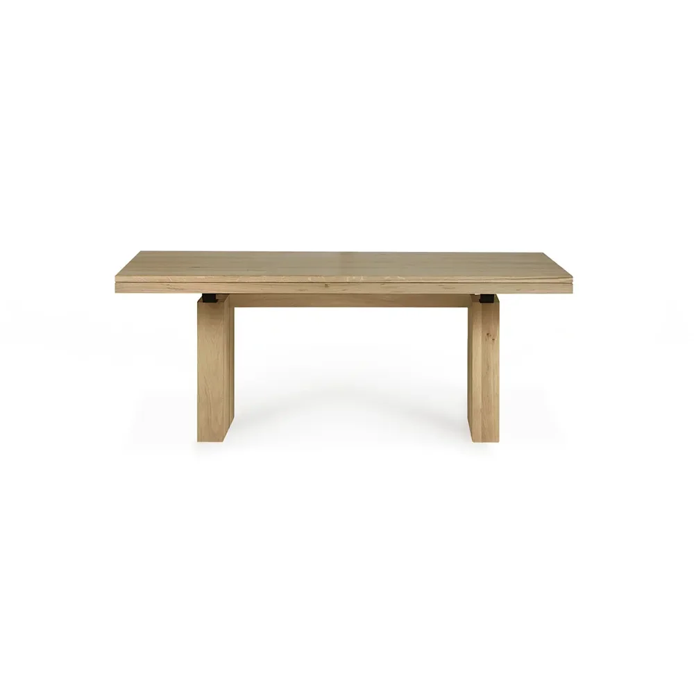 Doppel-Esstisch 100x200-300 cm Eiche