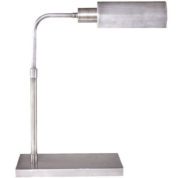 Tischleuchte Berlin Shiny Steel