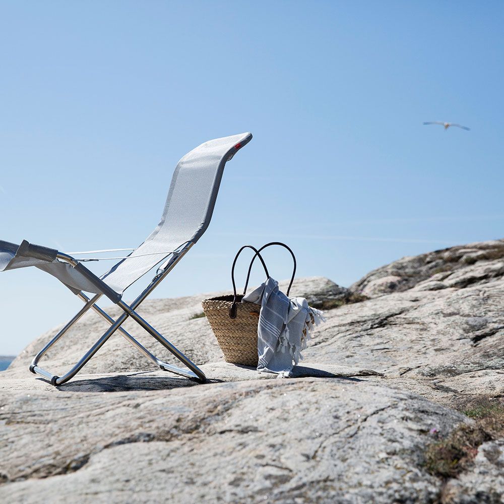 Fiesta Liegestuhl navy blue aluminium
