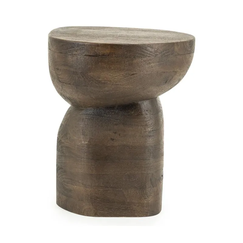 Side table Cobble - brown 37x30x46 cm