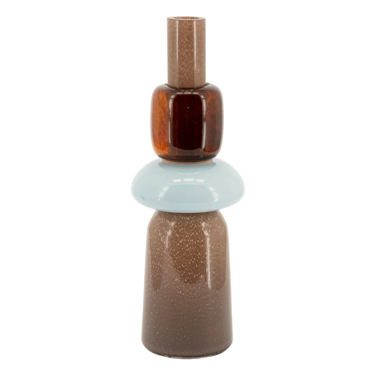 Toras 2 Vase 16x16x46 cm Glas multicolour