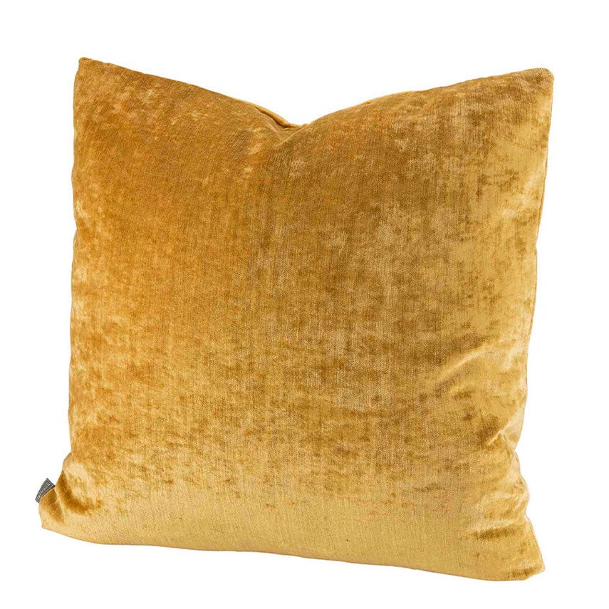 Garda Velvet Cognac Plain Kissenbezug 50X50