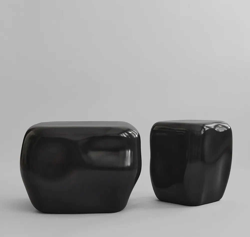 Ishi Mini-Couchtisch - Hochglanz-Couchtisch