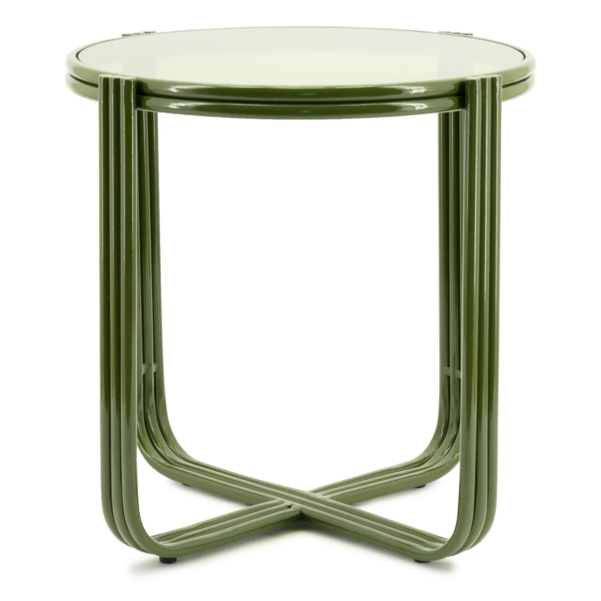 Schicker Beistelltisch – grün, 42,5 x 42,5 x 42,5 cm