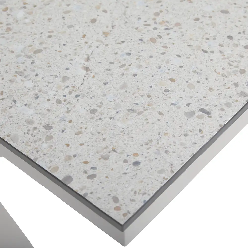 Hillmond Esstisch HPL 238/297x100 khaki/beige