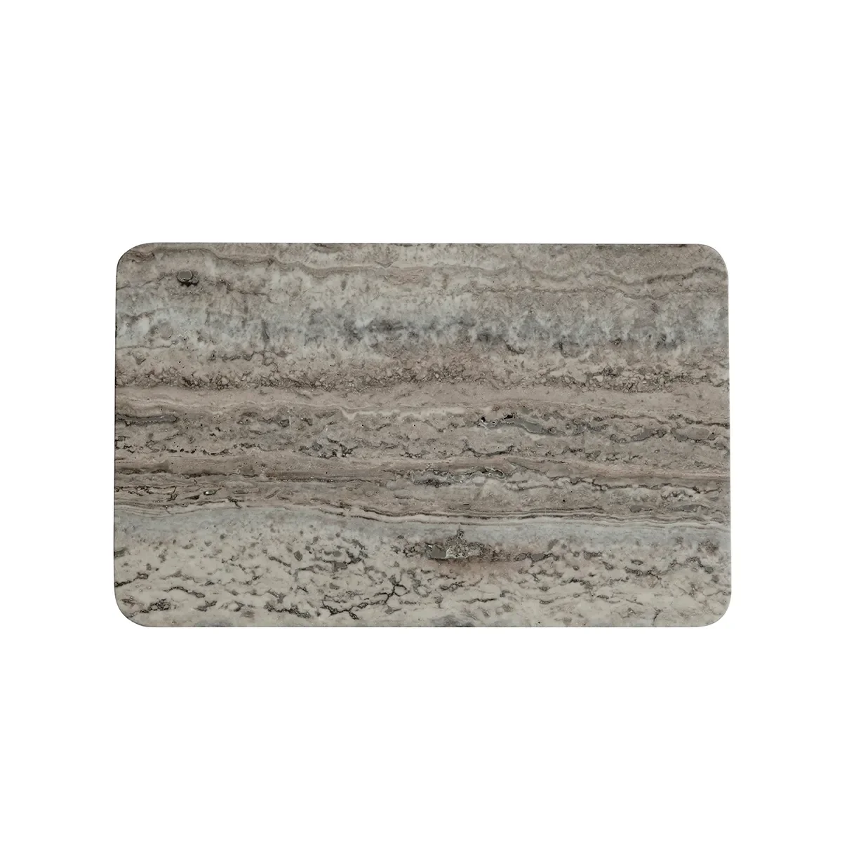 Dekotablett aus Travertin Enkei Rectangular Medio 40x25 cm