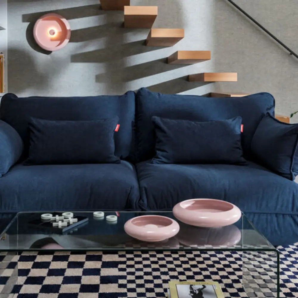 sumo sofaecke rechts cord recycled deep blue