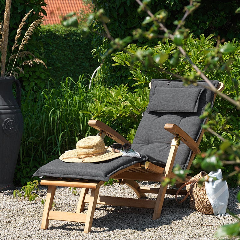 Jackson Liegestuhl Teakholz natur