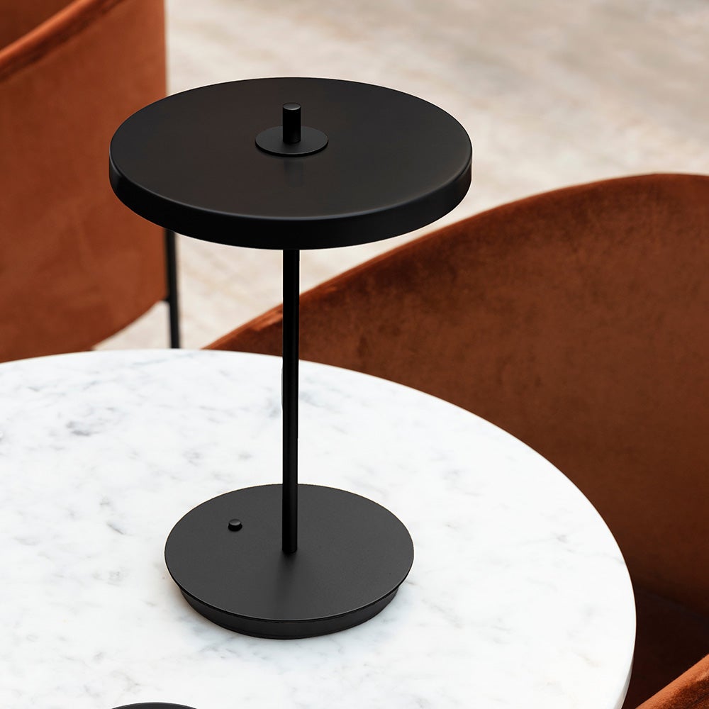 Asteria table Tischleuchte Ø31 cm Black/Black Stem