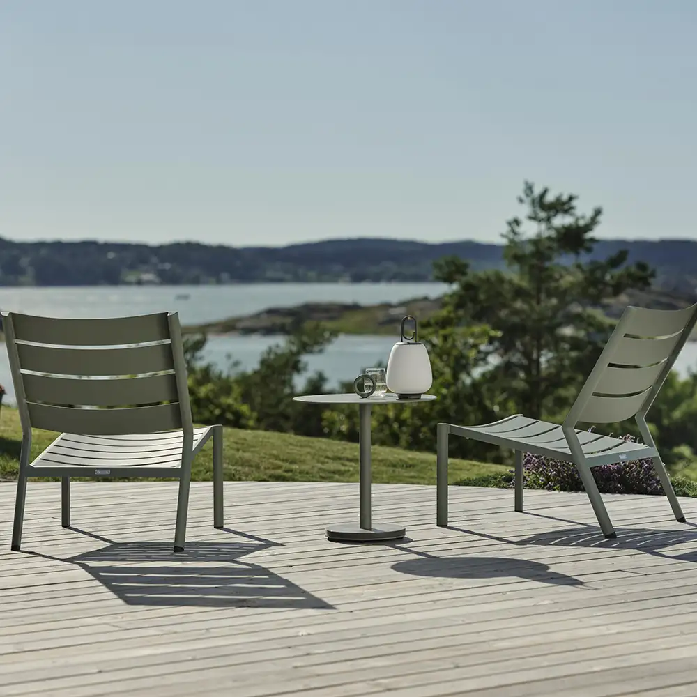 Delia Relaxsessel staubig grün