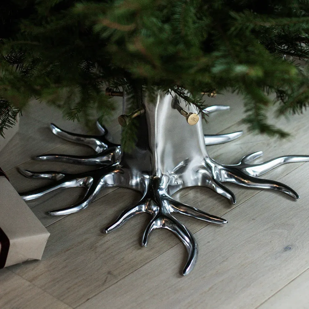 Weihnachtsbaumsockel Silber
