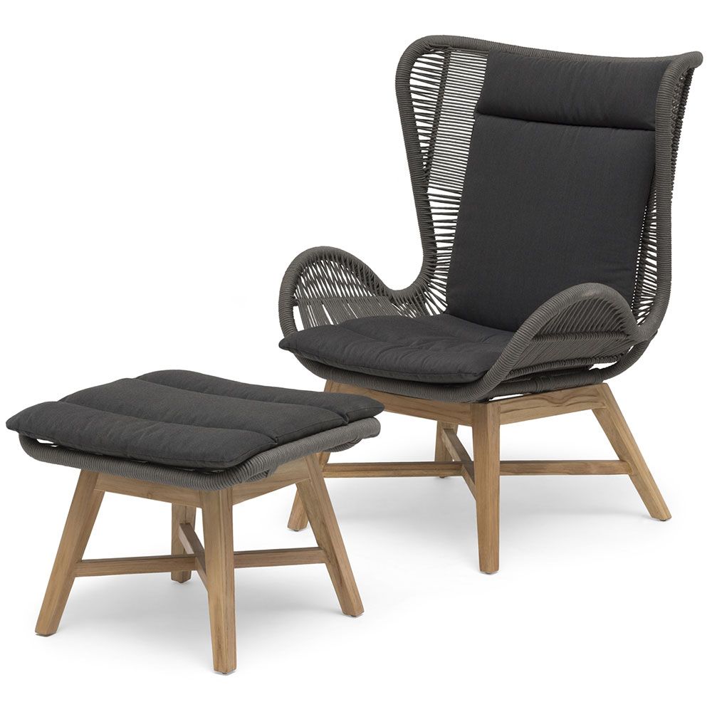 Himmelsnäs Fußhocker Grau 